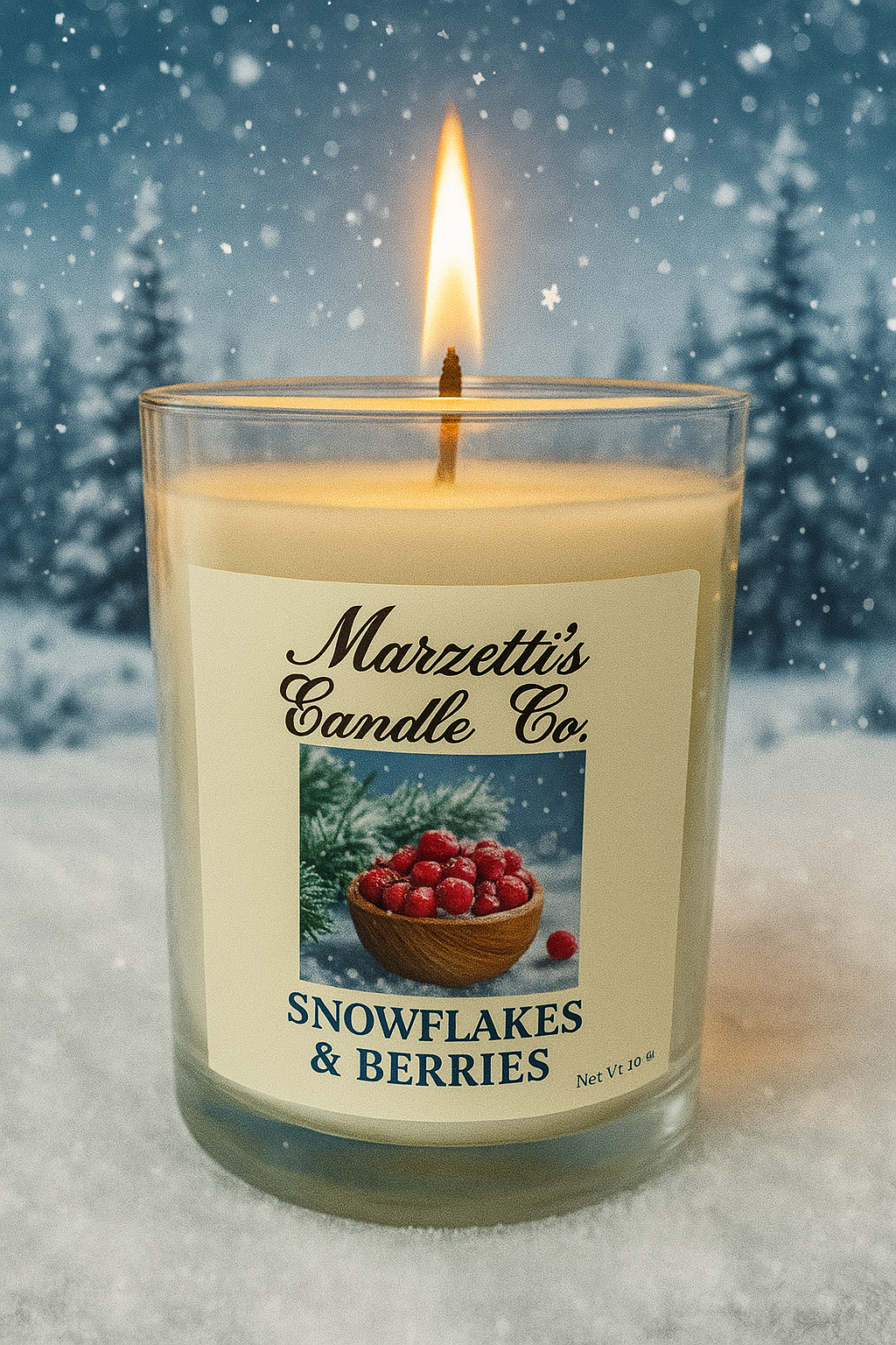 Snowflakes and Berries